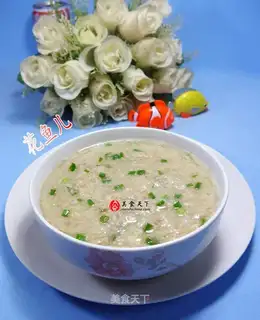 Onion meat oatmeal