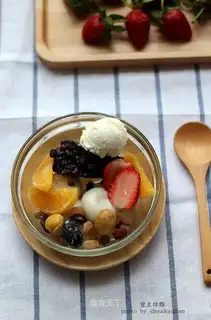 Tasty Japanese sweets - honey beans June
