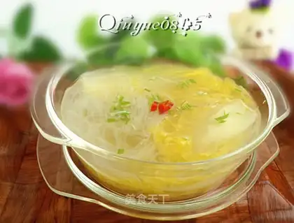 The doll dish fan soup