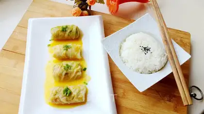 Creative New Year night cabbage box