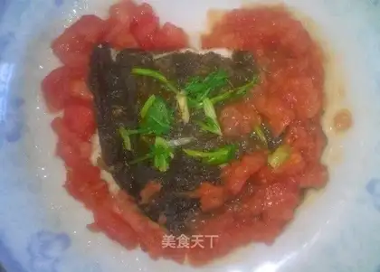 Fried halibut