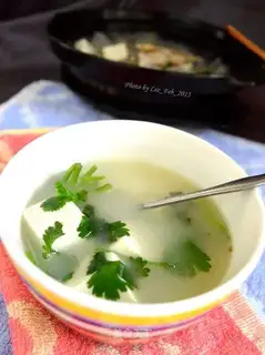 Sauce tofu soup