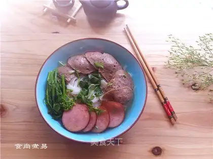 Beefball soup