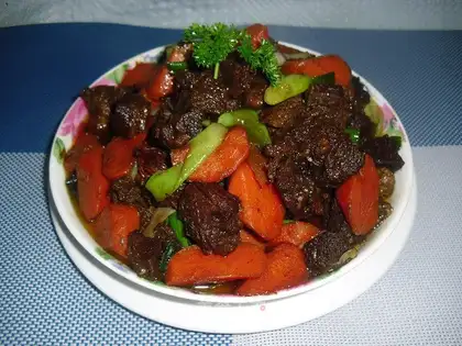 Carrots burn cattle
