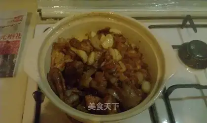 Garlic peppers and chickens