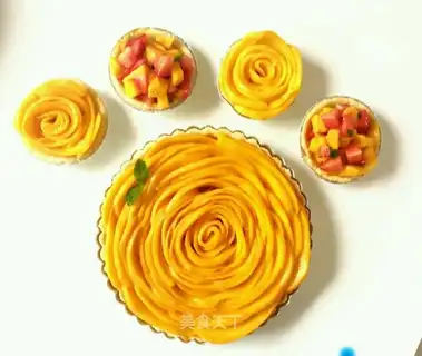 Mango coconut pie