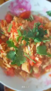 Tomato fried eggs
