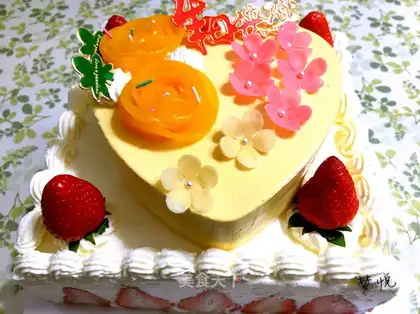 Strawberry mango mousse