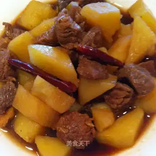 Potato loves beef