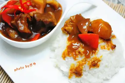 Potato curry beef