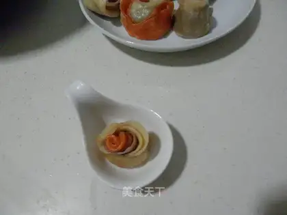 A colorful rose