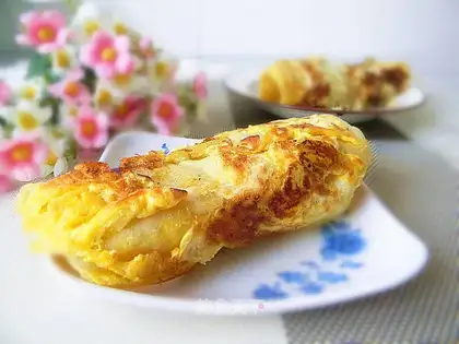 Salted egg cake