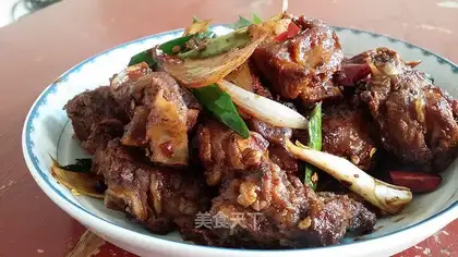Spicy steak