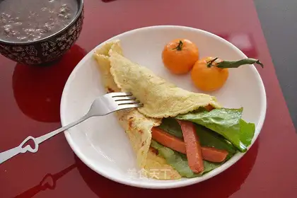 Curry eggcake