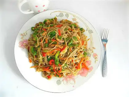 Fried pasta