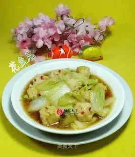 Shrimp-flavored cabbage