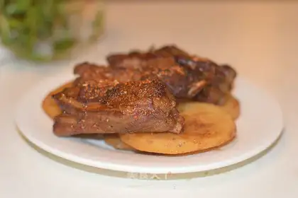 Spicy lamb chops