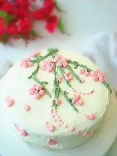 Spring plum cake