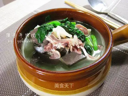 Spinach lamb soup