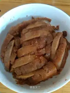 Potato button meat