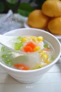 Vegetable congee