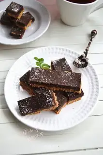 A walnut chocolate bar