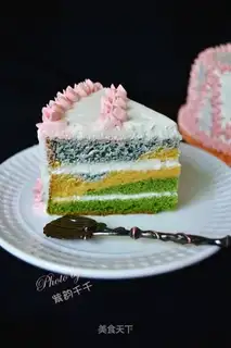 Three cream cakes