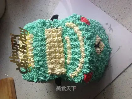 Car birthday cake