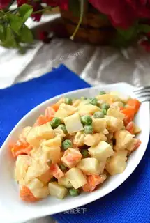 Potato carrots, Salad