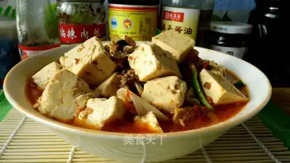 Meat and tofu