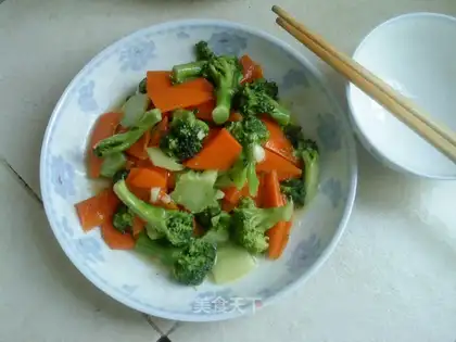 Carrot and broccoli