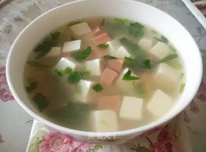 Soybean soup