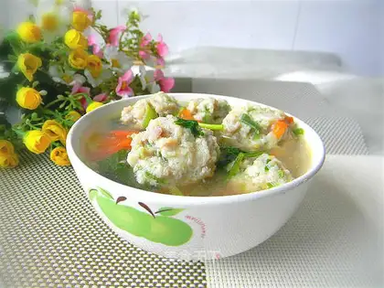 Tomato meatball soup