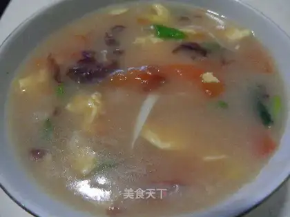 Tomato egg soup