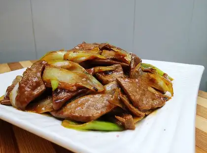 The tip of the liver