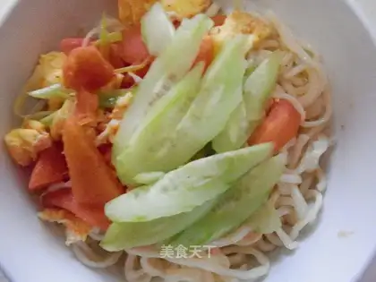Tomato eggs for noodles