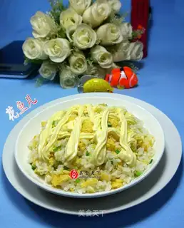 Soy sauce, egg fried rice
