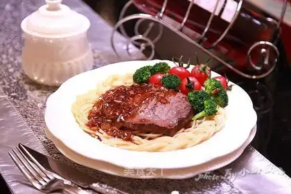 Steak pasta