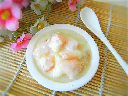 Peach yogurt
