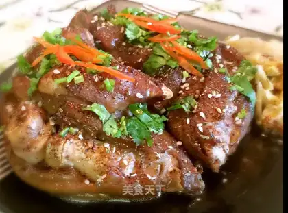 Secret roasted pig hoof