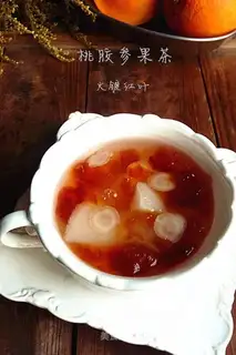 Peach cedar tea