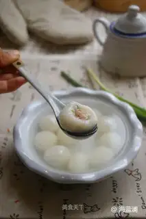 Fresh meat soup
