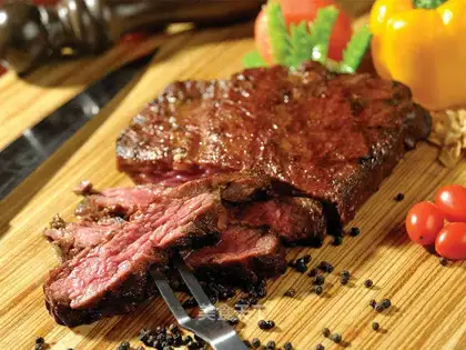 Roasted steak