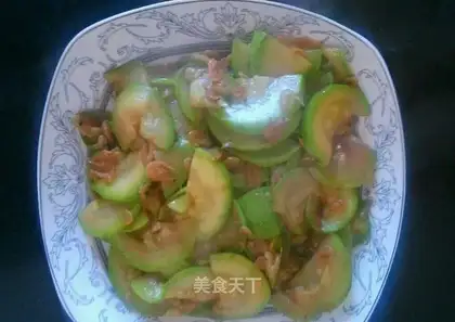 Shrimp is fried