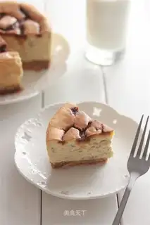Caramel banana cheesecake