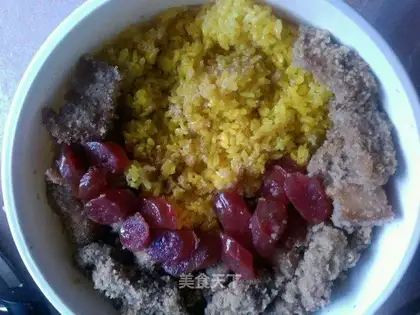 Yellow flower rice