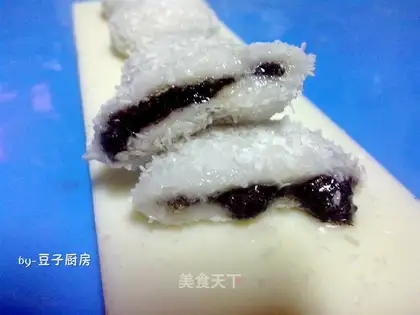 Coconut black sesame and fruit