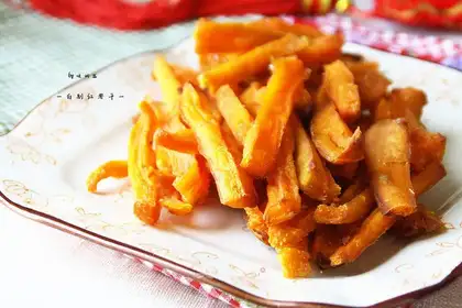 Homemade red potato dry