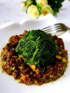 Meatloaf spinach