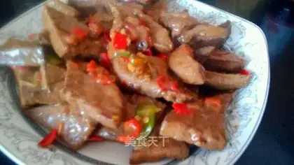 Pepper cutter, pork liver